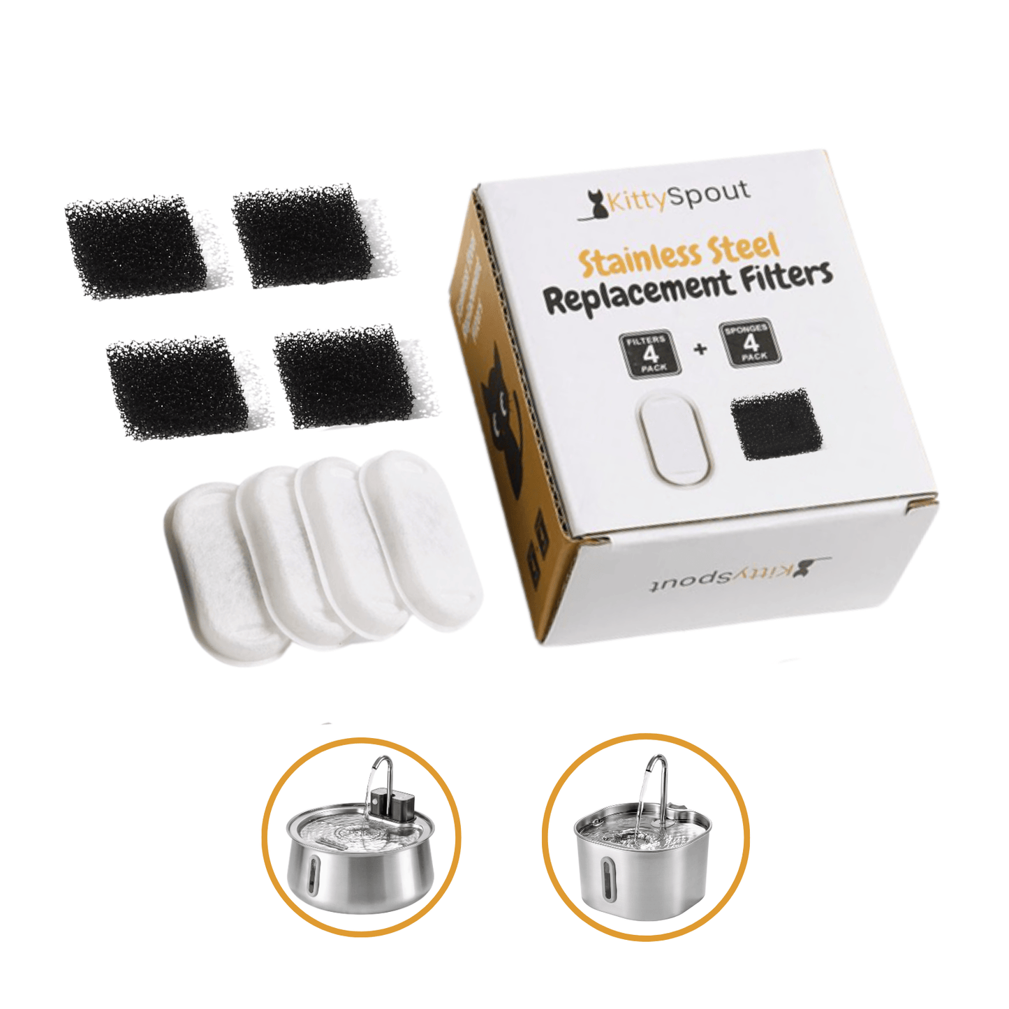 Wireless 2.0 & 2.2L Fountain Filters (for view only)